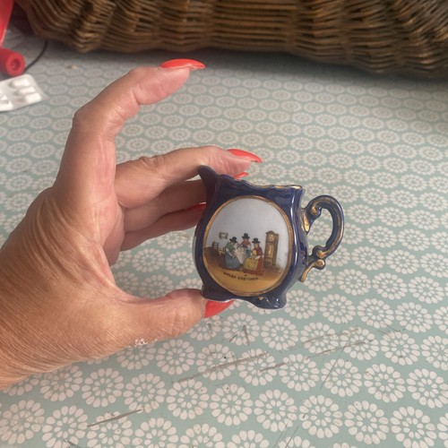 Welsh souvenir creamer jug - welsh,