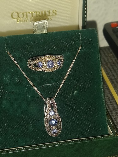 Vintage tanzanite diamond - vintage, &