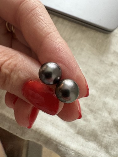 Black tahiti pearls - tahiti, gold
