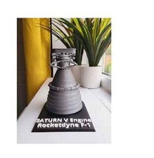 ⭐NASA Saturn V F - 1 Rocketdyne Engine model / UK Seller  ⭐ 1:22 - 1:28 - 1:37