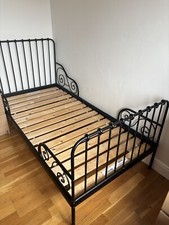 IKEA Minnen Child’s Extendable Bed Frame And Base - Black