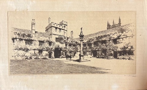 Rare edgar maybery etching - edgar,