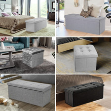 Folding Ottoman Storage Box