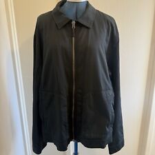 Rudolf Dassler Puma Coat Black Mens Size XXL Smart Jacket Jacket 24" Pit to Pit