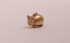 9ct Yellow Gold Pig Charm