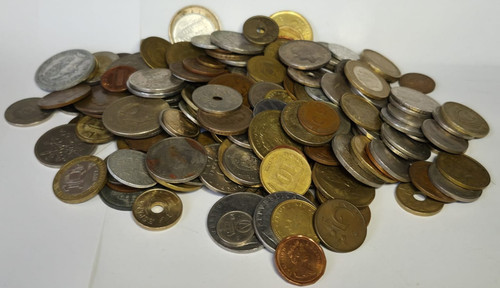 1kg mixed world coin - 1kg, lot