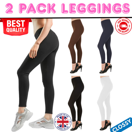 Leggings cotton plain - leggings,