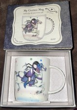 Santoro London Hush Mug 23 Gorjuss Girl On Pony / Horse Ceramic Tea Coffee Cup