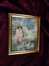 The Water Lily Pond by Margaret W Tarrant. 