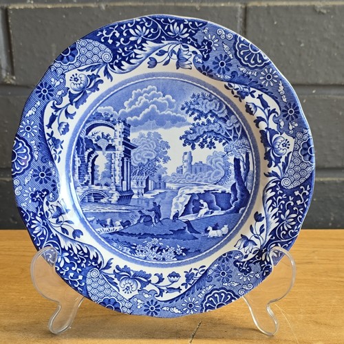 Spode blue italian salad plate - spode,