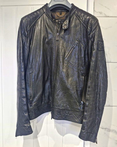 Belstaff soft black tumbled - belstaff,