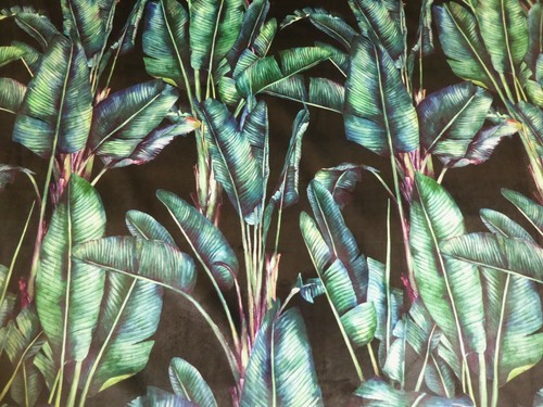 Tropical jungle velvet - tropical,