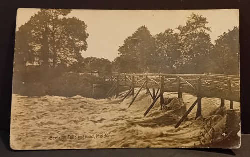 Old village river - river, flood