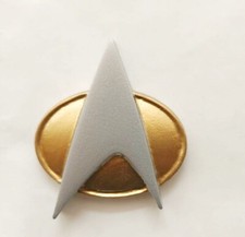 The Next Generation combadge 3D Printed Prop Replica