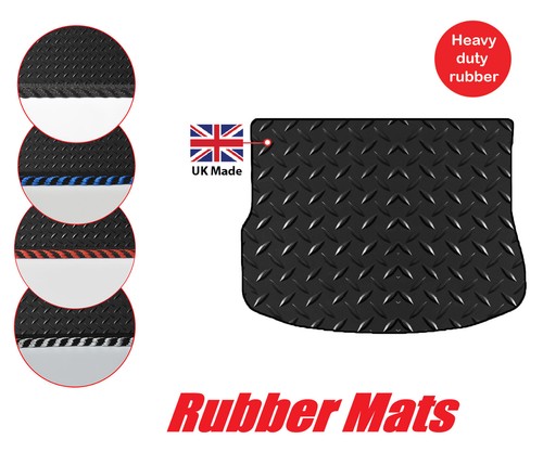 Tailored car boot rubber mats - car,