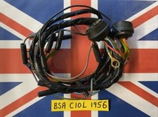 BSA C10L 1956 SIDE VALVE 250 WIRING LOOM HARNESS TWIN SWITCH WIPAC MODELS