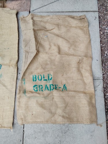 Hessian sacks rag rug - x,