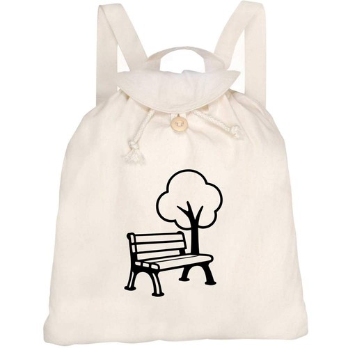 Park bench tree canvas - 'park,