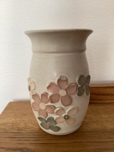 Milton stoneware pottery vase - stoneware,