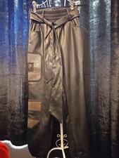 Paparazzi Fashion faux leather trousers size M, 10/12 UK