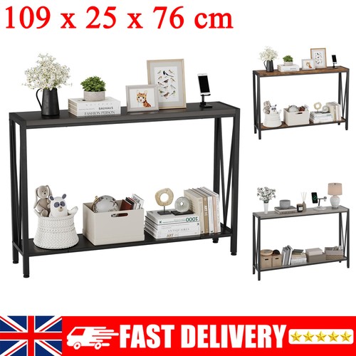 Tier console table - 2-tier, behind
