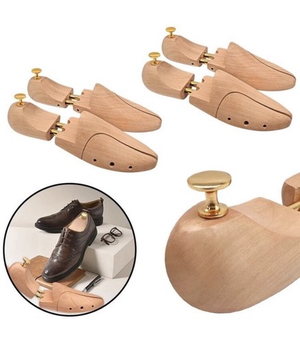 Wooden spring shoe trees - wooden,