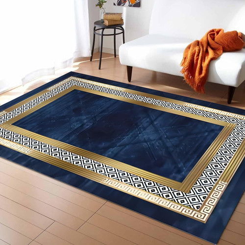 Navy blue 6x8ft premium - blue, indoor