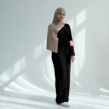 Muslim Women Maxi Dress Under
