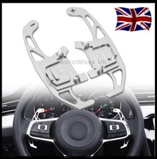 Silver Paddle Shift Extensions Shifter VW Golf 7 MK7 MK7.5 VII GTI GTD GTE R TSI