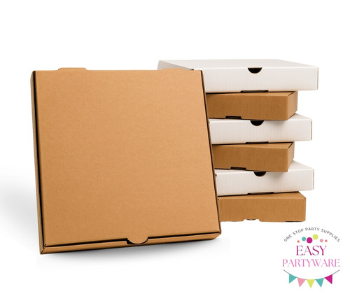Plain pizza boxes - plain,