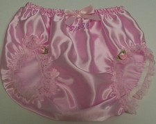 CD ADULT BABY SISSY PINK SATIN