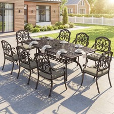 Piece cast aluminium garden - 9,