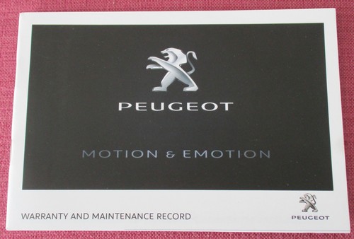 Peugeot service book - peugeot,