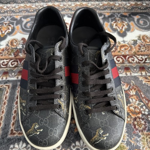Gucci ace size black gg - black,