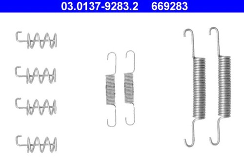 Ate parking brake - brake, shoes