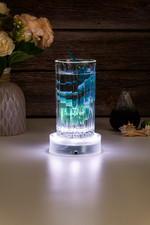 VASE BASE UPLIGHTER LED 15 SUPER BRIGHT LIGHTS  PARTY CENTERPIECE VASE DISPLAY