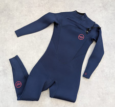 Xcel Wetsuit Womens UK 16 Navy Blue Neoprene Full Length 4.3 Comp Chest Zip