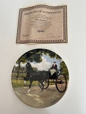 NOBLE HORSE PLATE - THE HACKNEY - SUSIE WHITCOMBE - SPODE