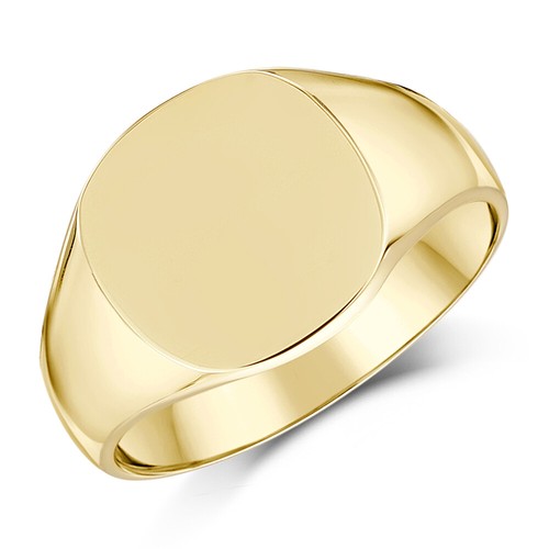 9ct yellow gold - 9ct, cushion