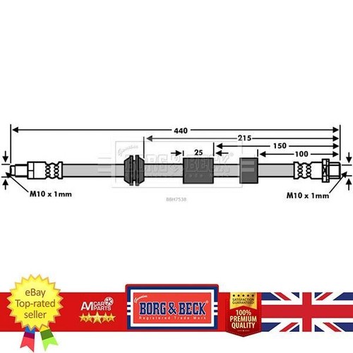 Brake hose for volvo - for, 06-13