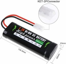 7.2V 5000mAh Ni-MH Battery