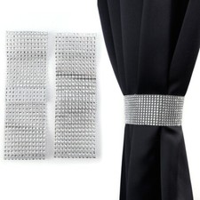 Silver Diamante Glitz Effect