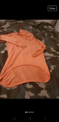 Wallis orange top - wallis,