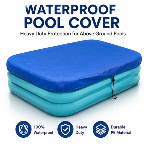 Square swimming pool cover - square,