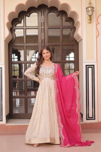 Anarkali ethnic kameez suit - anarkali,