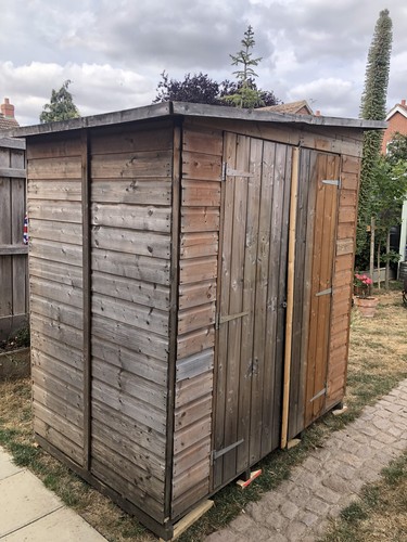 Clapperton pent shed - pent, shiplap