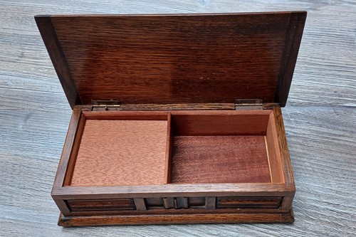 Vintage hand carved music box - hand,