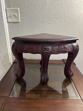 Vintage chinese Hand Carved  Stool