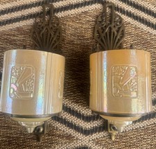 Pair of Antique Art Deco Wall