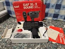 GAF XL Sound Super 8 Movie Camera Boxed , Untested 